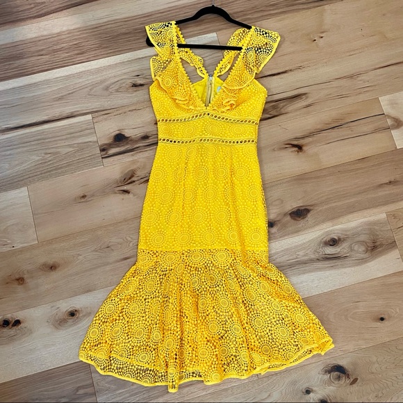 Saylor Yellow Leilani Dress - Picture 12 of 12